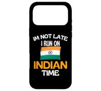 Carcasa para iPhone 17 Pro MAX No llego Tarde Corro En Hora India Divertido India