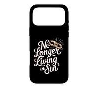 Carcasa para iPhone 17 Pro MAX No Longer Living In Sin Matrimonio, Boda, Pareja -