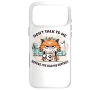 Carcasa para iPhone 17 Pro MAX No me hables Antes de Haber tomado mi café