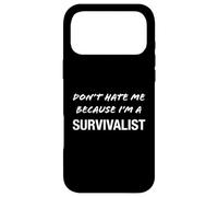 Carcasa para iPhone 17 Pro MAX No me odies Porque Soy un superviviente - Divertido