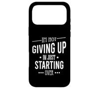 Carcasa para iPhone 17 Pro MAX No me rindo, Solo Estoy empezando de Nuevo Motivacional