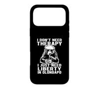 Carcasa para iPhone 17 Pro MAX No Necesito Terapia, Solo Necesito Libertad en Olongapo Design