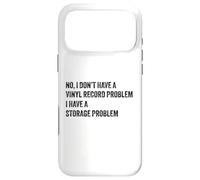 Carcasa para iPhone 17 Pro MAX No, no Tengo un Problema de Disco de Vinilo Jugador Coleccionista Amor