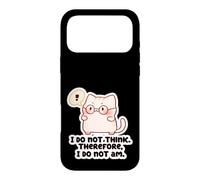 Carcasa para iPhone 17 Pro MAX No Pienso Luego No Soy Gato