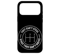 Carcasa para iPhone 17 Pro MAX No Pueden Robar lo Que no Pueden Conducir un Coche Manual