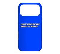 Carcasa para iPhone 17 Pro MAX No Puedo soportar la Lluvia contra mi Ventana | Canción