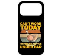 Carcasa para iPhone 17 Pro MAX No Puedo Trabajar Hoy me Siento un Poco por Debajo de la par Mini Golf