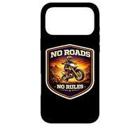 Carcasa para iPhone 17 Pro MAX No Roads No Rules Motocross Dirt Bike Rider Motocicleta Amante