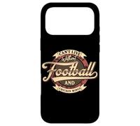 Carcasa para iPhone 17 Pro MAX No se Puede Vivir sin fútbol y alas de Pollo Amante del fútbol