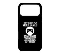 Carcasa para iPhone 17 Pro MAX No Siempre Juego Videojuegos Funny Gamer Boys productns