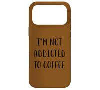 Carcasa para iPhone 17 Pro MAX No Soy Adicto al café Funny Idea White Lie Party