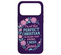 Carcasa para iPhone 17 Pro MAX No Soy Tan Cristiano Necesito Jesús Fe Mujeres