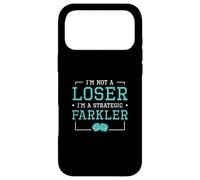 Carcasa para iPhone 17 Pro MAX No Soy un Perdedor Soy un farkler estratégico Divertidos Jugadores de Farkle