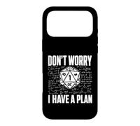Carcasa para iPhone 17 Pro MAX No te Preocupes Tengo un Plan - RPG de Mesa TTRPG Player D20