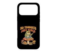 Carcasa para iPhone 17 Pro MAX No Thoughts Just Vibes Frog Mindfulness Meditation Mushroom