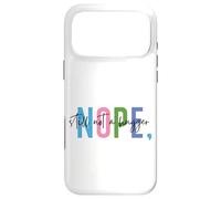 Carcasa para iPhone 17 Pro MAX No, todavía no es un Humor Textual Hugger