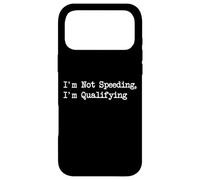 Carcasa para iPhone 17 Pro MAX No voy a Exceso de Velocidad, Estoy calificando Divertido