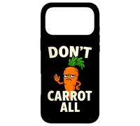 Carcasa para iPhone 17 Pro MAX No zanahories Todo Humor Vegetariano sarcástico Divertido