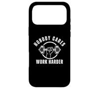 Carcasa para iPhone 17 Pro MAX Nobody Cares Work Harder Personal Trainer