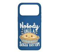 Carcasa para iPhone 17 Pro MAX Nobody Likes A Soggy Bottom British Baking Texto Blanco