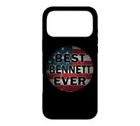 Carcasa para iPhone 17 Pro MAX Nombre Personalizado Bennett I Love Bennett USA Estilo Vintage