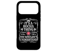Carcasa para iPhone 17 Pro MAX Nombre Rocha es una Cosa de Rocha Que no entenderías
