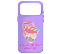 Carcasa para iPhone 17 Pro MAX Noodles Shirt Soup Noodles Instant Pot Vaporwave Retro Style