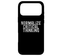 Carcasa para iPhone 17 Pro MAX Normalize Critical Thinking Libertarian Apparel