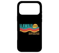 Carcasa para iPhone 17 Pro MAX North Shore, Oahu, Bahía de Waimea, Hawái, Puesta de Sol Retro, años 70 y 80