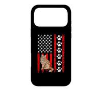 Carcasa para iPhone 17 Pro MAX Norwegian Forest Cat 4th of July Patriotic American Flag