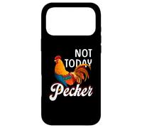Carcasa para iPhone 17 Pro MAX Not s Today Pecker Chicken Lover Granjero Crazy ChickenLady
