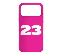 Carcasa para iPhone 17 Pro MAX Número 23 Twenty-Three Sports Team Back Print Matching