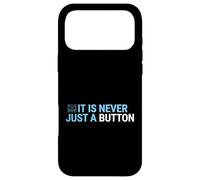 Carcasa para iPhone 17 Pro MAX Nunca es Solo un botón Frontend UI Developer Coding