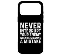 Carcasa para iPhone 17 Pro MAX Nunca interrumpas a tu Enemigo cometiendo un Error Jugador de ajedrez