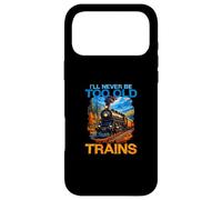 Carcasa para iPhone 17 Pro MAX Nunca seré Demasiado Viejo para Jugar con los Trenes