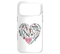 Carcasa para iPhone 17 Pro MAX Nurse Heart Pattern For Women with Cute Nurse Leopard Print
