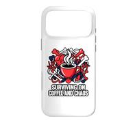 Carcasa para iPhone 17 Pro MAX Nurse Life Surviving On Coffee and Chaos ER