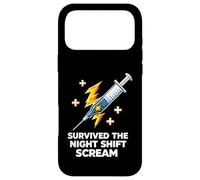 Carcasa para iPhone 17 Pro MAX Nurse Survived The Night Shift Scream