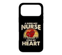 Carcasa para iPhone 17 Pro MAX Nurses Couple Gift Super Hot Nurse Stole My Heart Valentines