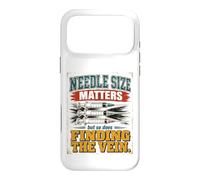Carcasa para iPhone 17 Pro MAX Nurses Needle Size Matters Funny Nursing