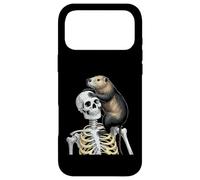 Carcasa para iPhone 17 Pro MAX Nutria Rata Esqueleto Halloween