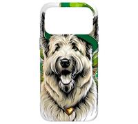 Carcasa para iPhone 17 Pro MAX Obra de Arte del Día de San Patricio para Perros de Bouvier Des Ardennes