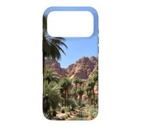 Carcasa para iPhone 17 Pro MAX Obra de Arte del Paisaje del palmeral del Oasis del cañón del Desierto