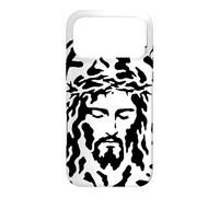 Carcasa para iPhone 17 Pro MAX Oculto Jesús Rostro Ilusión óptica Cristiano