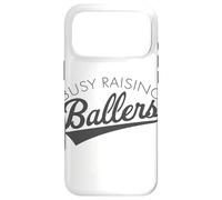 Carcasa para iPhone 17 Pro MAX Ocupado Raising Ballers - Baseball Mom & Parent Sports