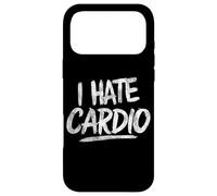 Carcasa para iPhone 17 Pro MAX Odio el Cardio I Hate Cardio Vintage