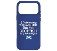 Carcasa para iPhone 17 Pro MAX Odio SER Este Maldito Sexy Pero Soy ESCOCESCO Meme EN LA Escuela