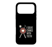 Carcasa para iPhone 17 Pro MAX Odontólogo forense Investigador Dental Laboratorio de Crimen Regalo