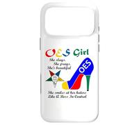 Carcasa para iPhone 17 Pro MAX OES Girl Beautiful High Heels Order of The Eastern Star