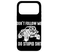 Carcasa para iPhone 17 Pro MAX Offroad UTV Funny SXS No me sigas, Hago estupideces